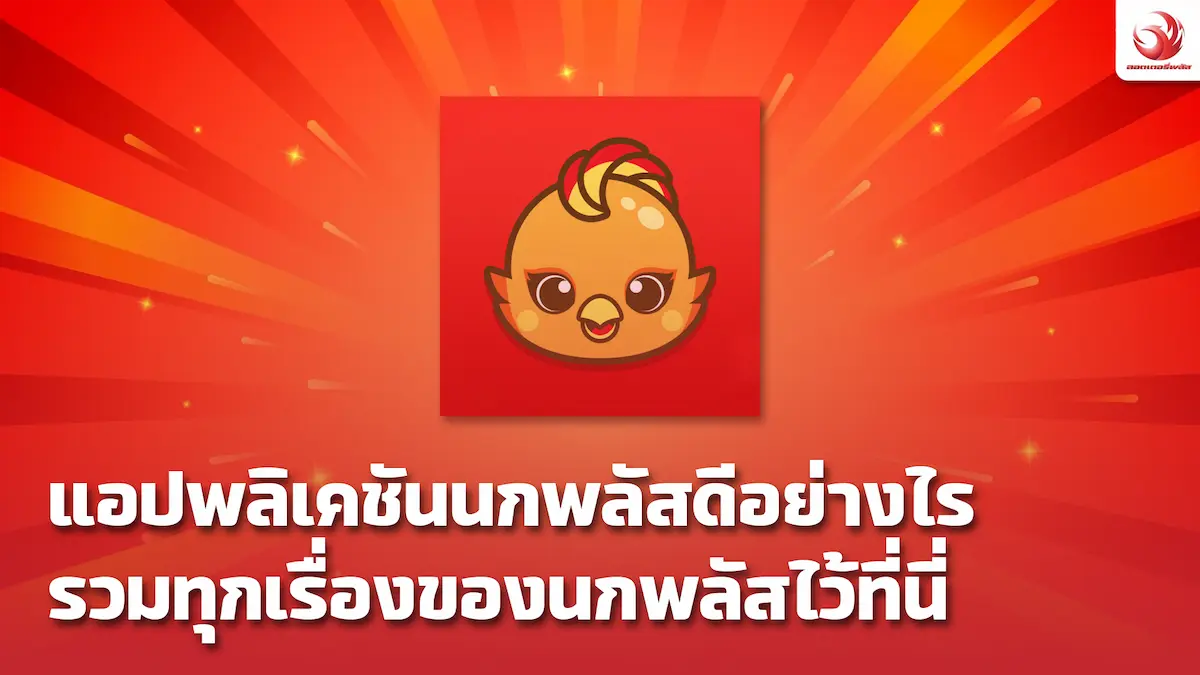 แอปพลิเคชัน นกพลัส ดีอย่างไร รวมทุกเรื่องของนกพลัสไว้ที่นี่