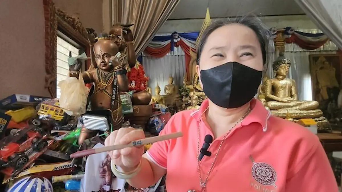 เลขเด็ดมาแล้ว! เจ้าของร้านเป็ดขอพรกุมารทองน้องเก้า ได้เลขเด็ด 16 เม.ย.68